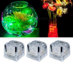Led Işıklı Buz Küpleri (3 Adet)
