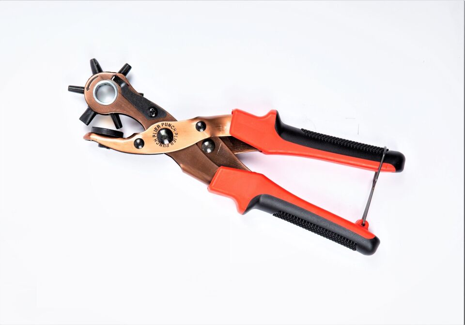 Kemer - Deri Delme Pensesi 6 Farklı Oval ve Yuvarlak Delikler