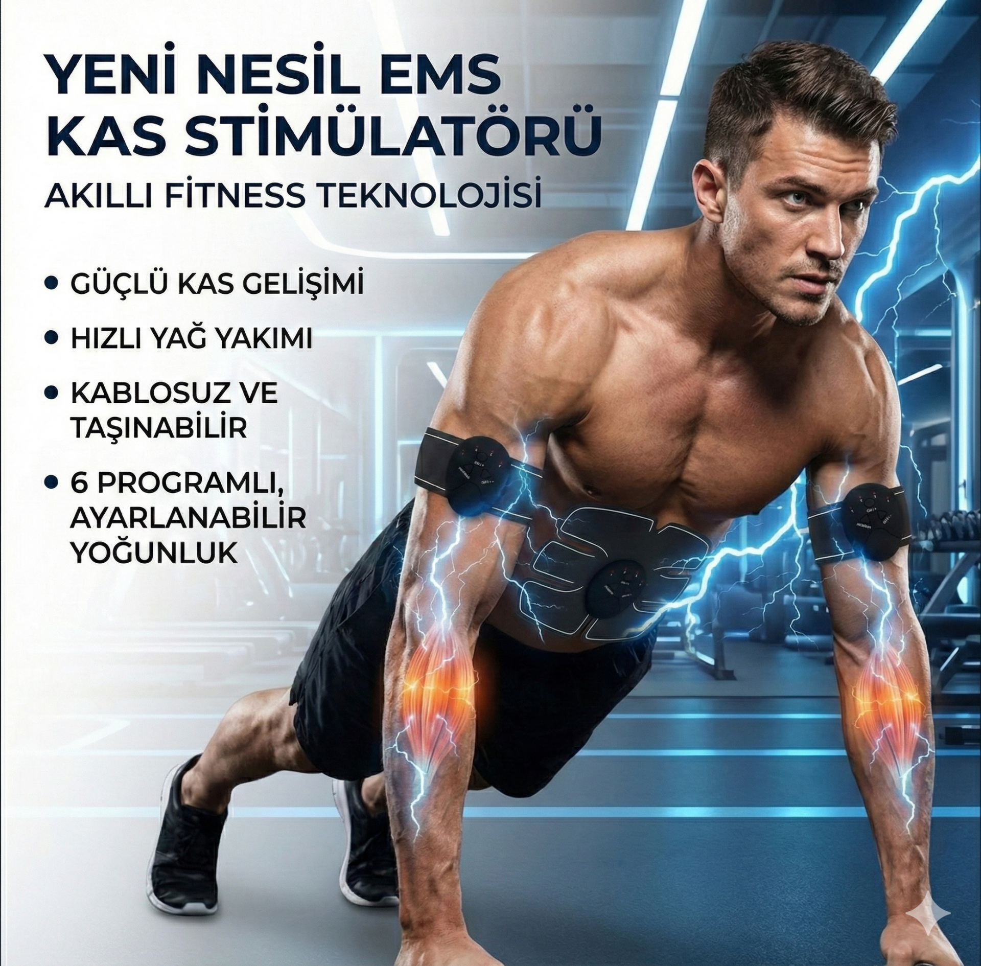 SixPad Kas Geliştirici Masaj Aleti