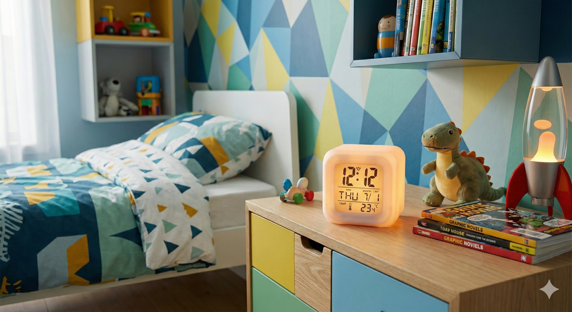 Renk Değiştiren Küp Saat