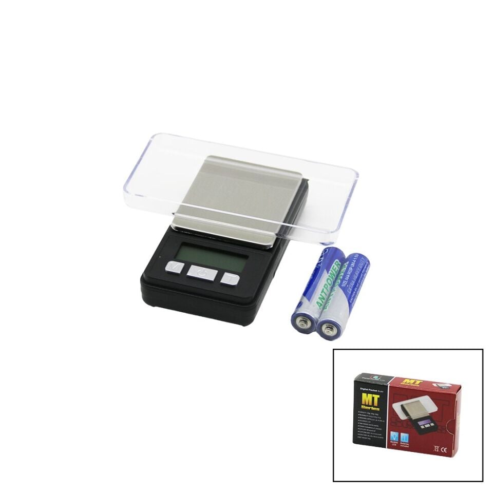 MİNİ HASSAS TARTI - TERAZİ 200GR / 0.01GR PİLLİ=2 X AAA 4.5X8.5CM