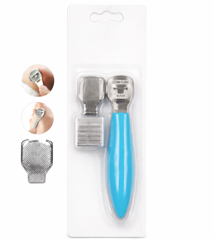 Profesyonel Nasır Raspası ve Paslanmaz Topuk Rendesi Ayak Bakım Seti