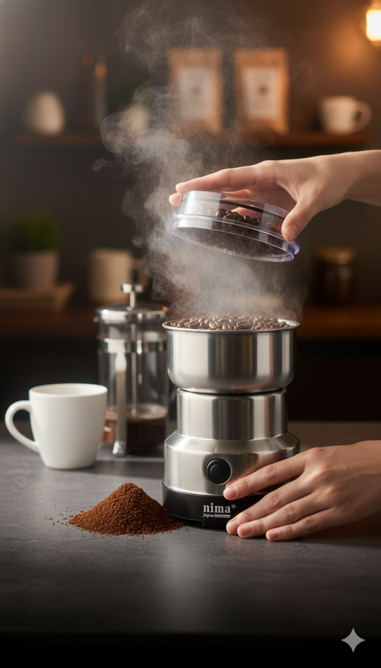 Elektrikli Kahve Baharat Bakliyat Öğütücü Makine