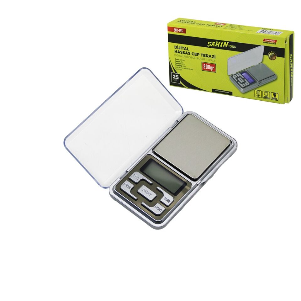 Mini Cep Boy Hassas Terazi 200 gr 0.01 gr