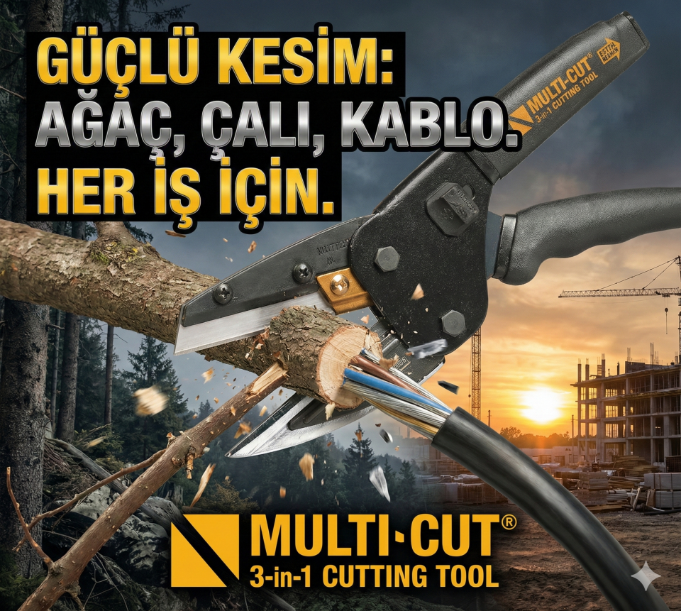 Multi Cutter Kalın Ve Sert Malzeme Kesme Aleti