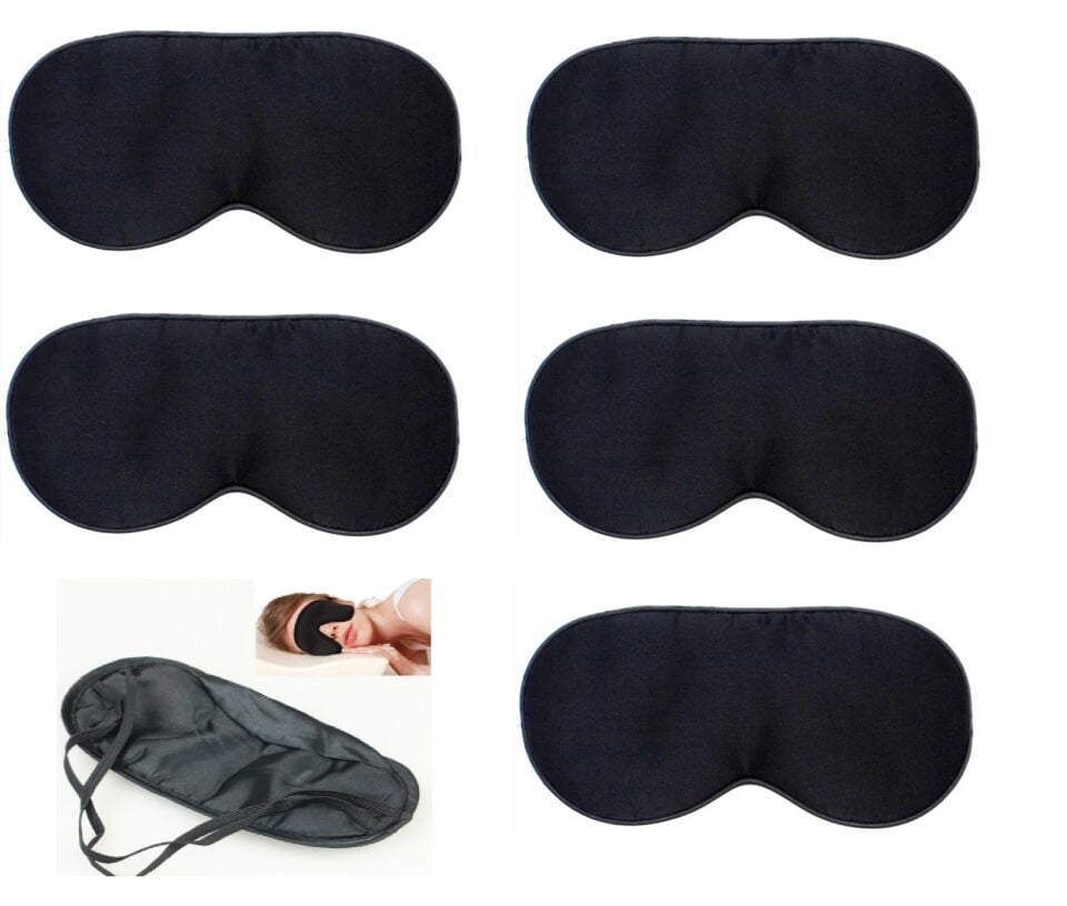 Uyku Maskesi - Göz Bandı 5 Adet