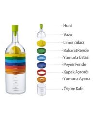 8 Bin Tools Şişe Şeklinde Mutfak Seti