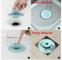 Vakumlu Lavabo Süzgeci - Tahliye ve Durdurma Süzgeci