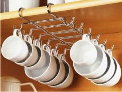 10 Kancalı Portatif Bardak Askılığı