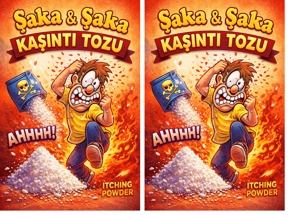 2 Adet Kaşıntı Tozu Şaka Kaşıntı Tozu Eğlence Şaka Amaçlı Toz