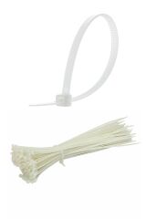 50 Adet Plastik Cırt Kelepçe Kablo Bağı Kablo Düzenleyici-4.8 X 380 MM