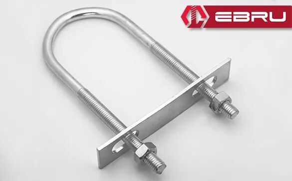 Ebru U Civata, Karşılık Demiri + Somunlu - M6x30 - 2 Set