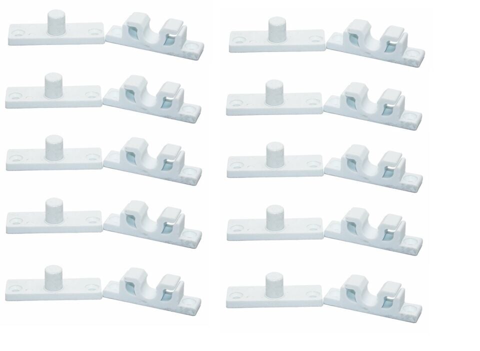 10 Adet Plastik Beyaz Sineklik Çıtçıtı – Dayanıklı ve Pratik Sineklik Sabitleme Aparatı