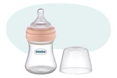 Biberon Anti Kolik Biberon 150 ml Kapaklı Biberon 6 - 18 Ay (Orta Akış)