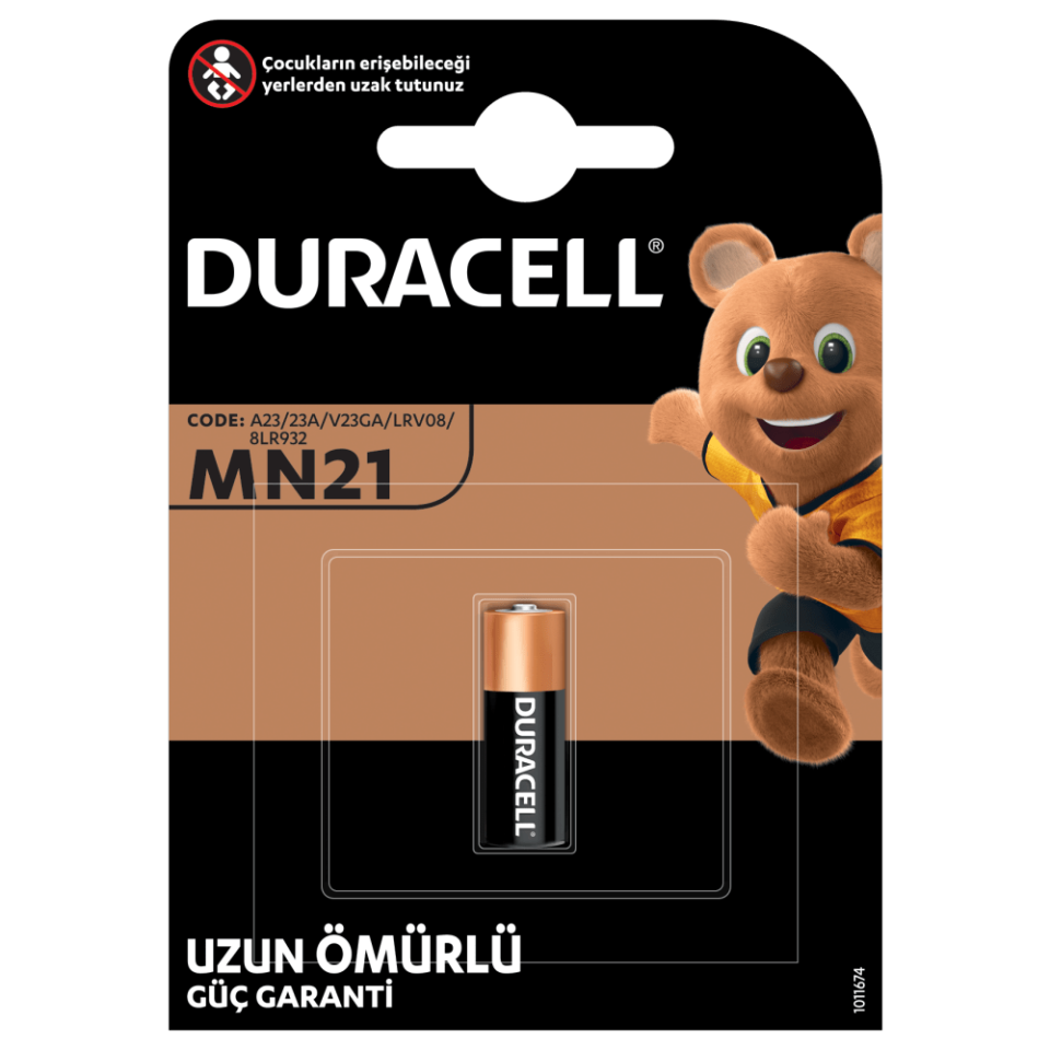 Duracell MN21 / A23 / 23A 12V Pil