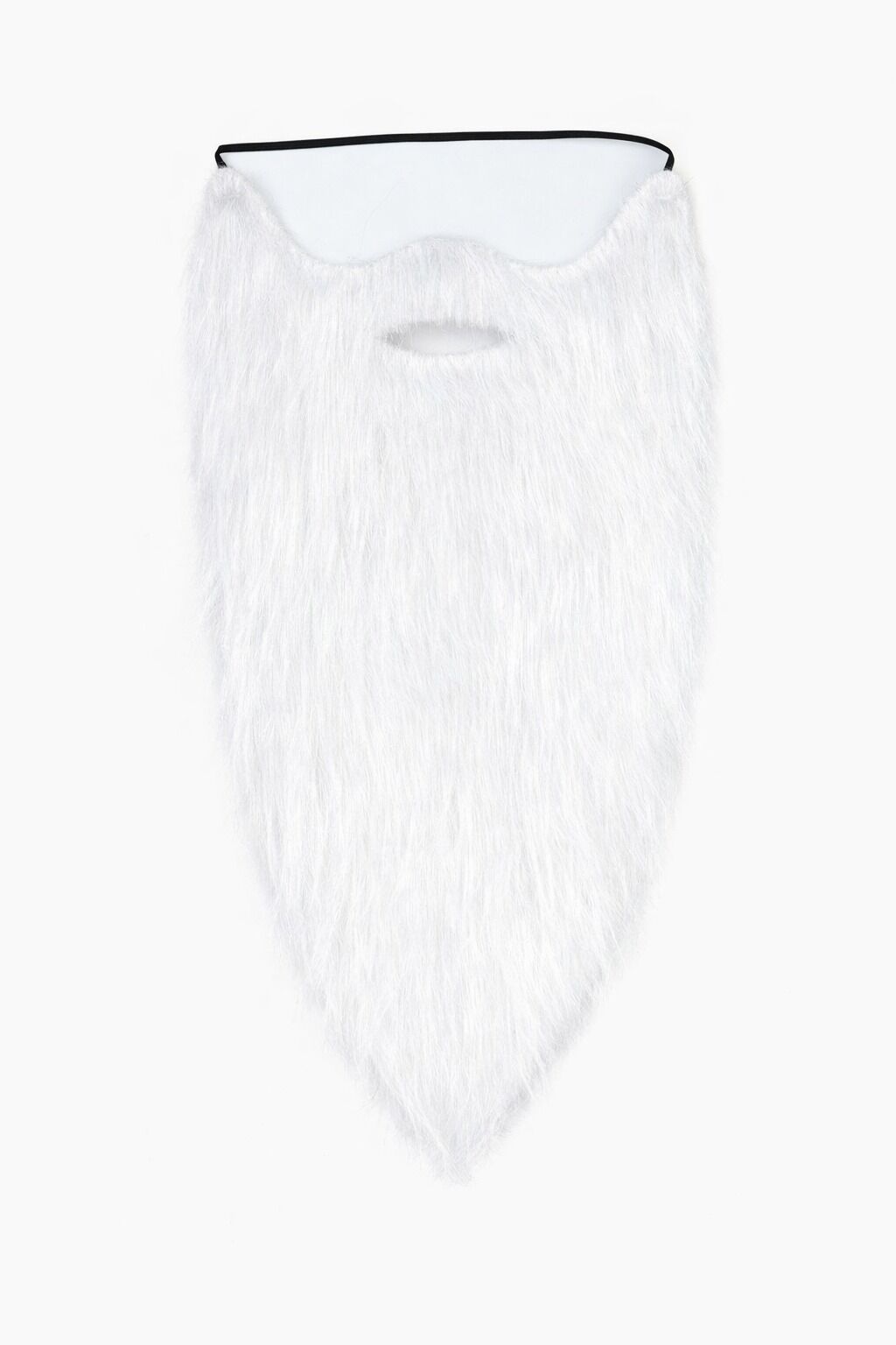 Beyaz Renk Lastikli Uzun Takma Sakal 40 cm