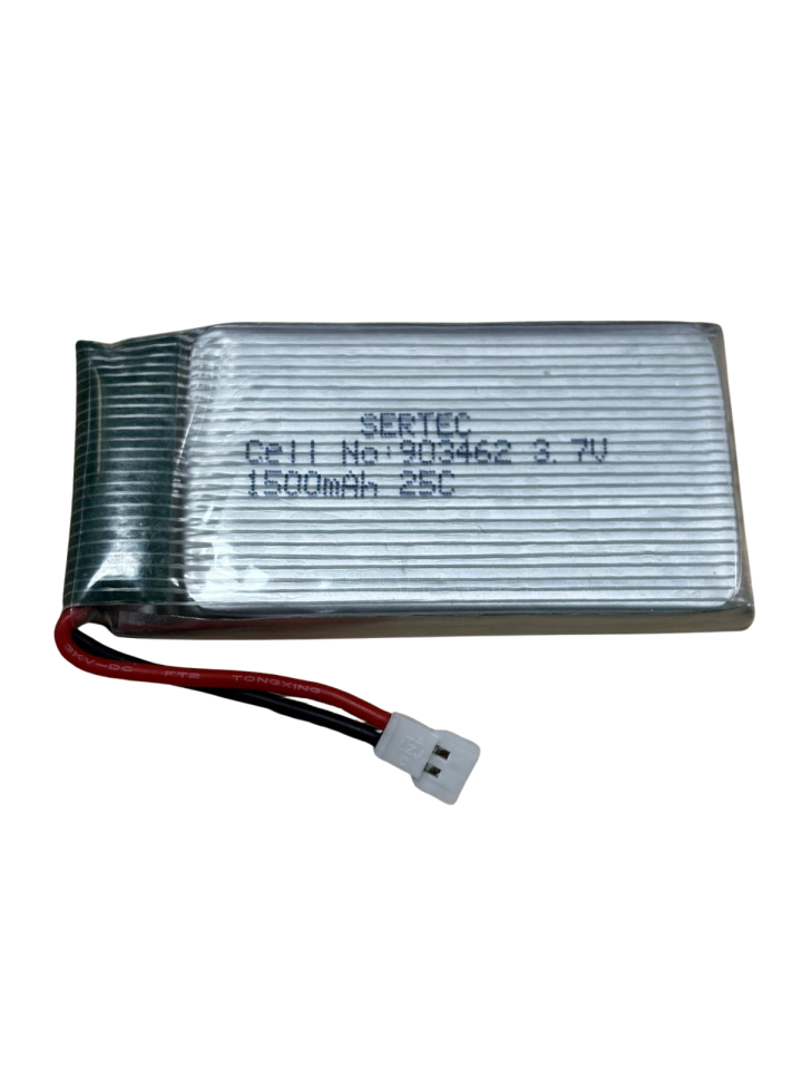 903462 / 3,7V - 1500mAh. - 25C  BEYAZ SOKET