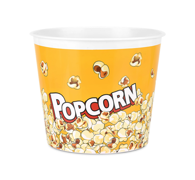 Popcorn Mısır Kovası Dekoratif