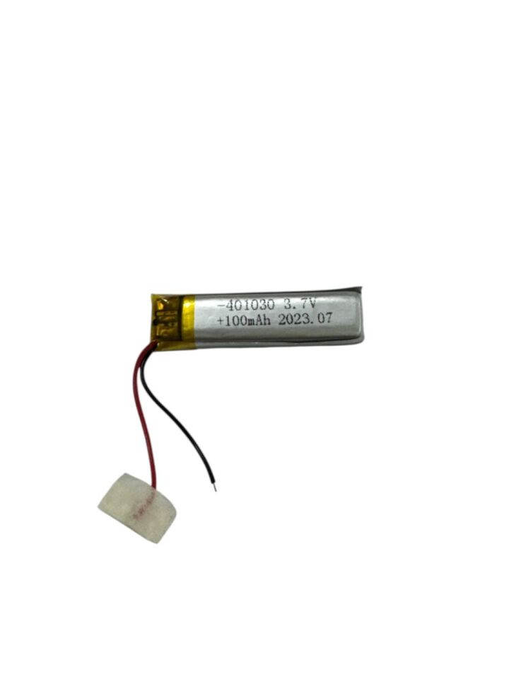 401030 3.7V 100 MAh Li-Polymer Pil (Devreli/1.5A)