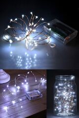 Peri Led Işık 10  Metre BEYAZ Dekor Lambası 100 Ledli