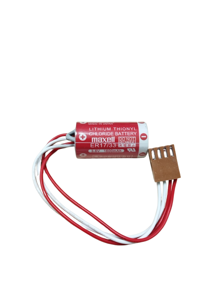 Maxell ER17/33 3.6V 2/3A 4 PIN Size Lithium Pil - Kahverengi Soket