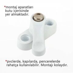 Plastik  Pvc Kapı Pencere Emniyet Kilidi -  Pimapen Kilidi