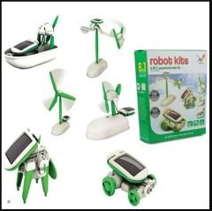 Solar Robot Mucit Kiti - 6 in 1
