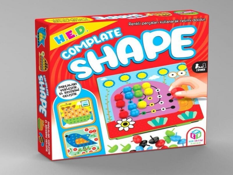 Complate Shape Renklerle Zekanı Konuşturma Oyunu