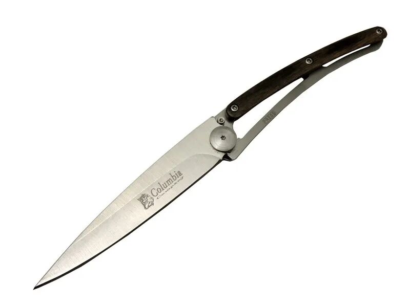 Columbia EXT 2990C Deejo Koyu Kahve Kamp Çakı 22,5cm- Manuel, Kemerlikli, Ultra Hafif